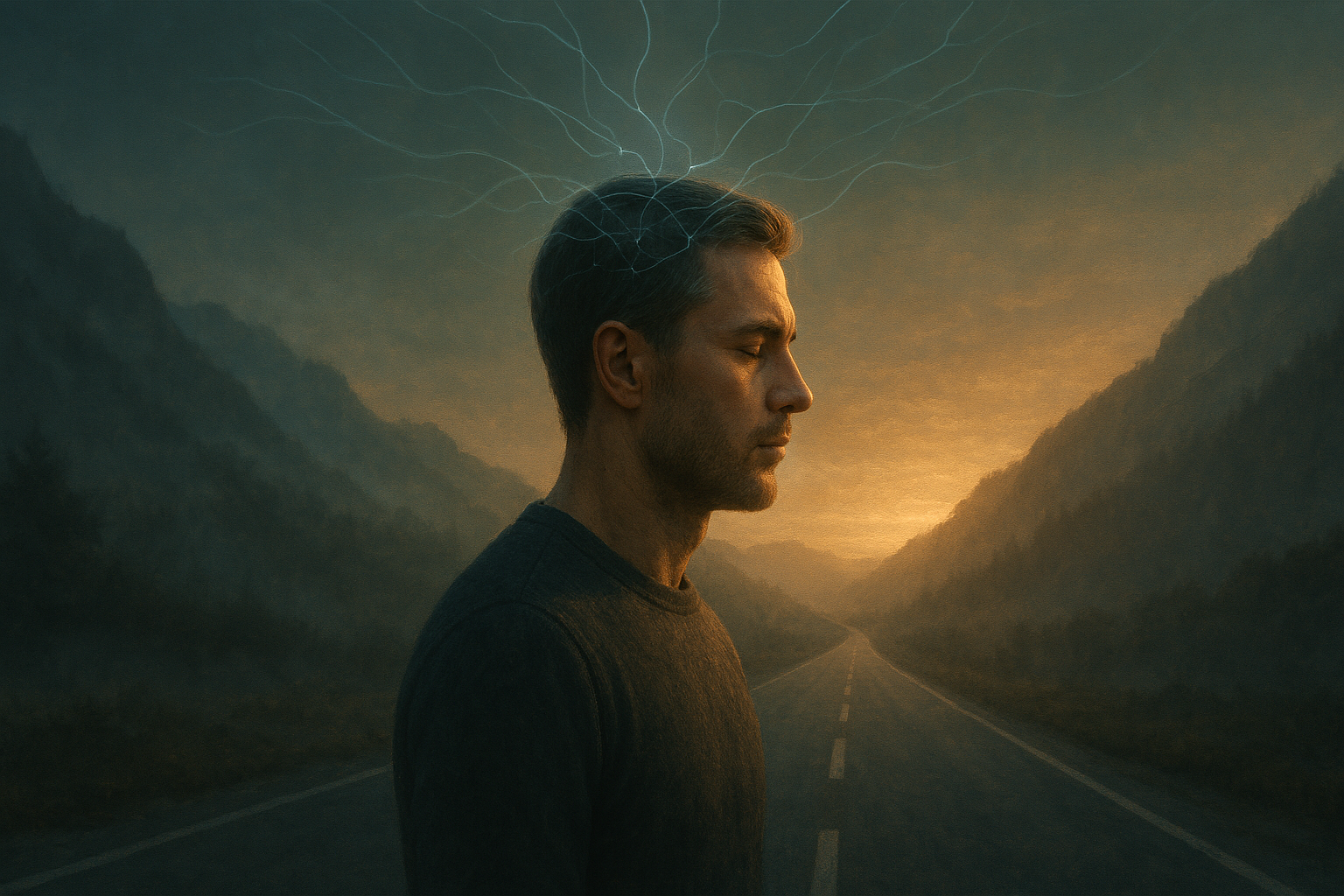 Man walking toward sunrise symbolizing discipline, consistency, and transformation – NoWayBackLife philosophy.